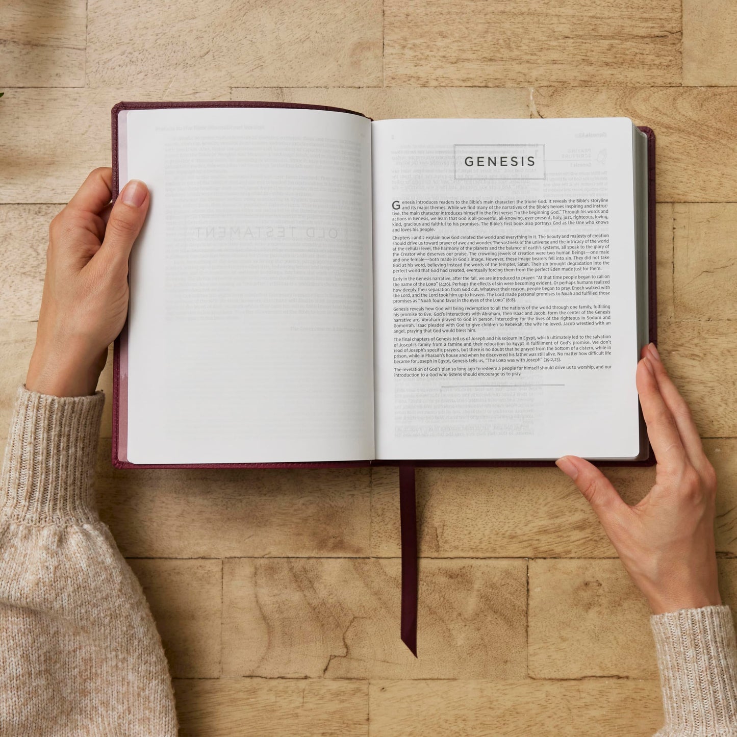 The Prayer Bible: Pray God’s Word Cover to Cover (NIV, Black/Gray Leathersoft, Red Letter, Comfort Print)