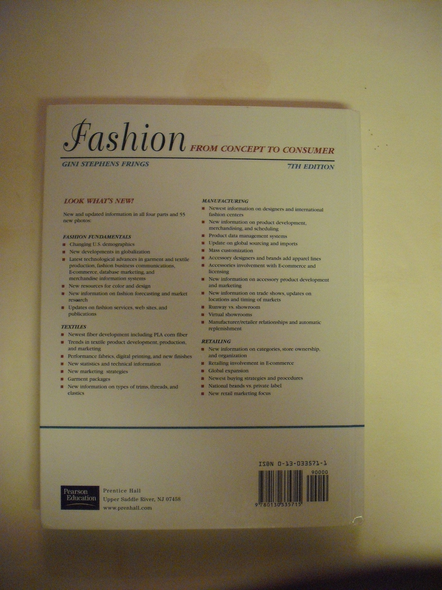 Fashion: From Concept to Consumer, 7th Edition