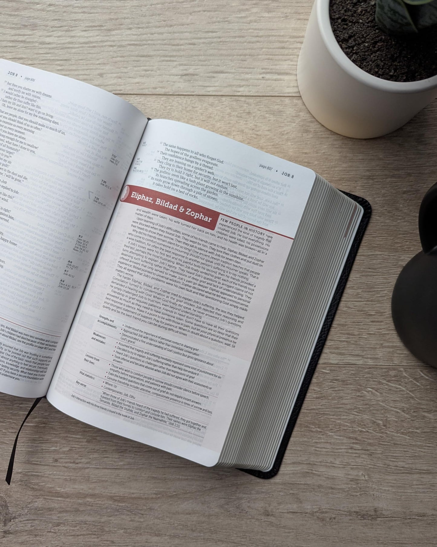 NLT Life Application Study Bible, Third Edition, Personal Size (Bonded Leather, Black, Red Letter)