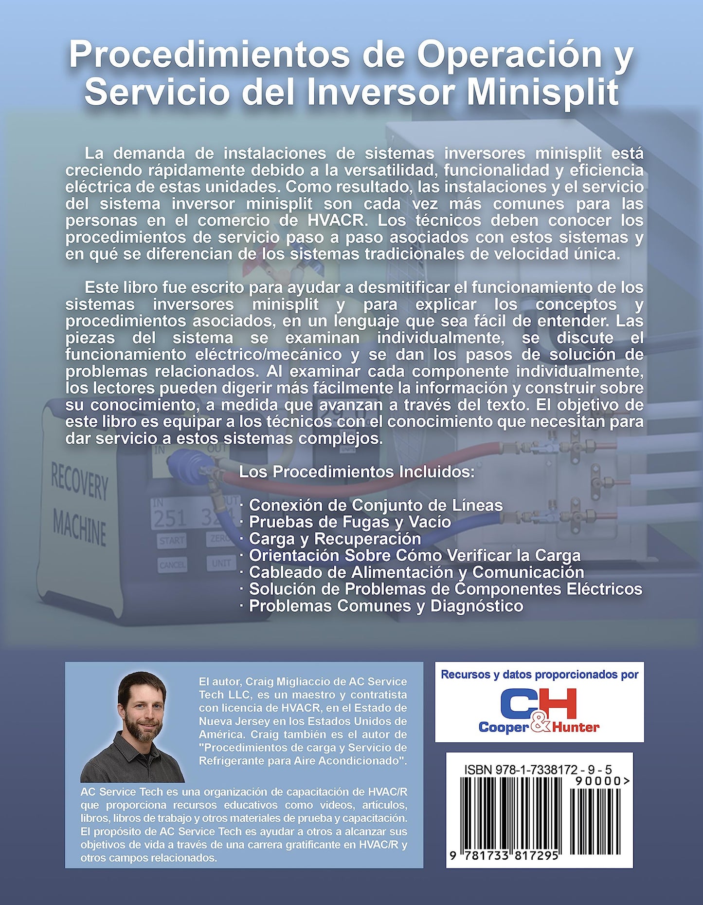 Procedimientos de Operación y Servicio del Inversor Minisplit