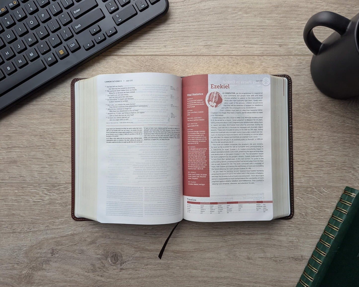 NLT Life Application Study Bible, Third Edition, Personal Size (LeatherLike, Brown/Mahogany, Red Letter)