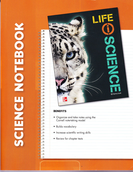 Glencoe Life iScience, Grade 7, Science Notebook, Student Edition